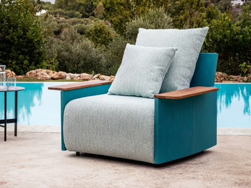 BEGIN - Fabric garden armchair with armrests by MY YOUR - view 2